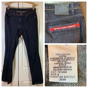 Lauren Ralph Lauren Dark Wash Blue Bootcut Jeans